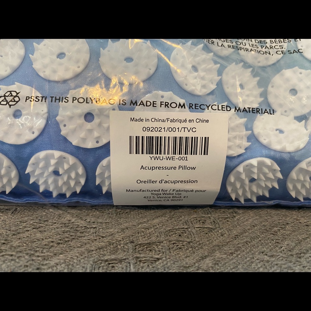New Yoga Wake Up ~ Acupuncture Pillow